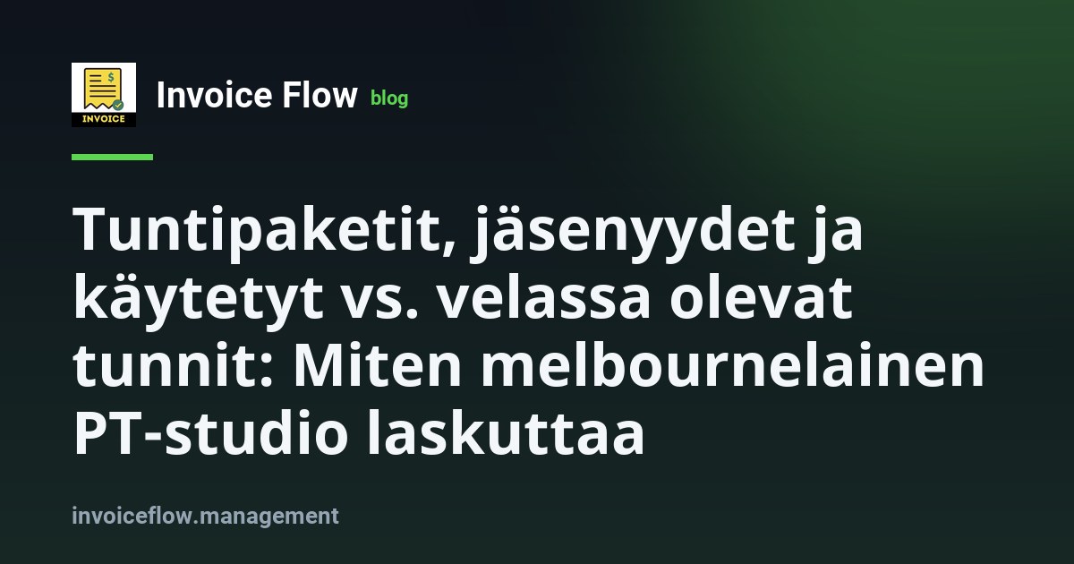 Melbournelaiseen autotalliin muutettu personal training -studio, jossa on treenirikit ja kahvakuulat. Ovella on puhelin, jonka näytöllä näkyy tuntipaketti-jäsenyyskortti — esimerkki paketti- ja jäsenyyspohjaisen fitnessliiketoiminnan arjesta.